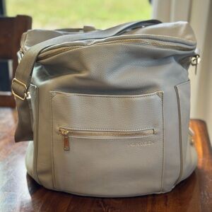 Fawn Design Gray Baby Bag